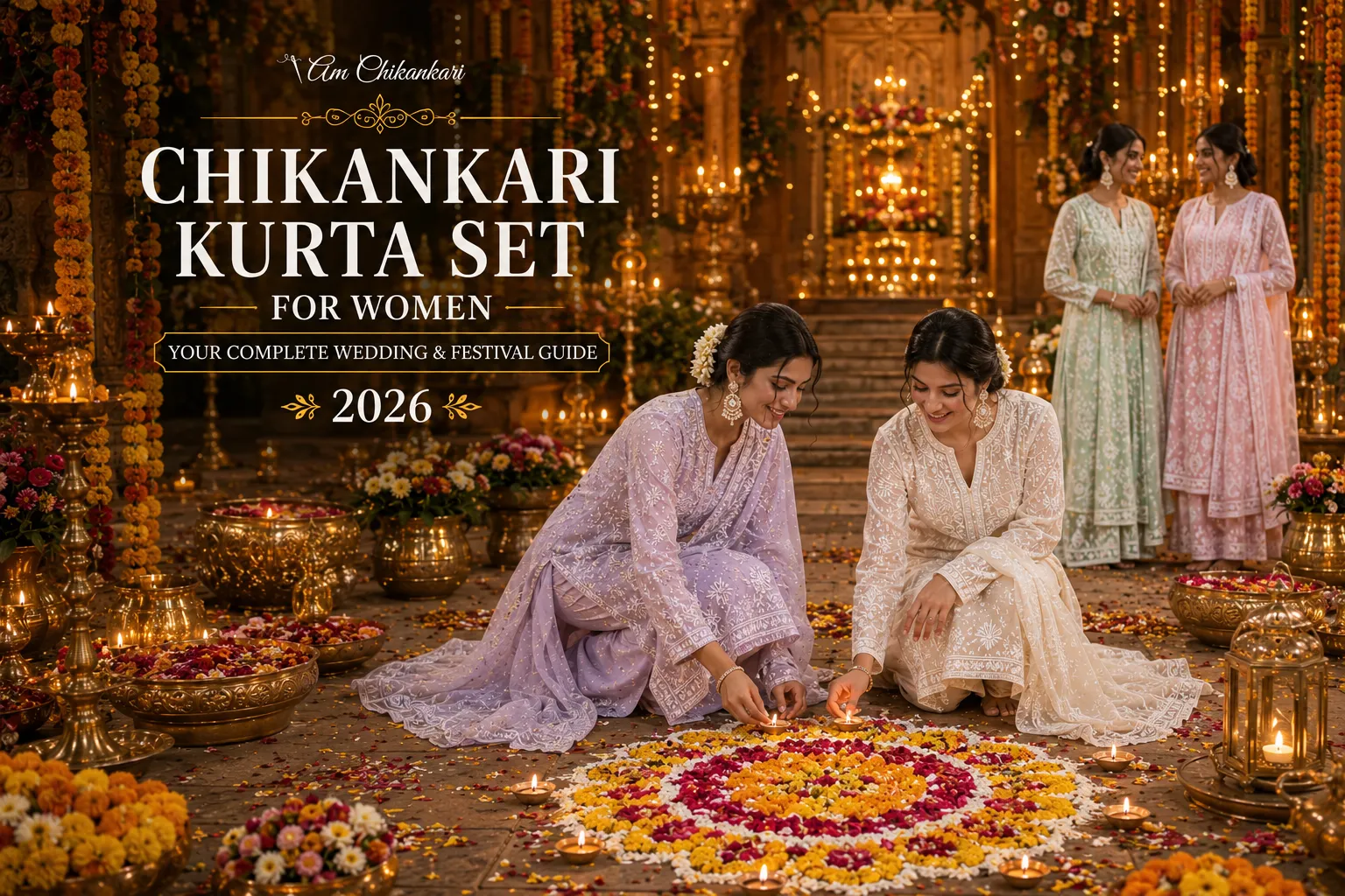 Lucknow Chikankari Kurta Set for Women - Complete Wedding & Festival Guide 2026