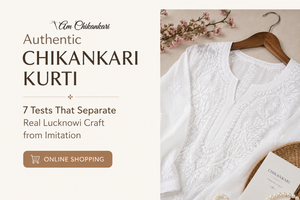 Authentic Chikankari Kurti - 7 Tests That Separate Real Lucknowi Craft from Imitation