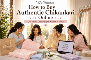 How to Buy Authentic  lucknowi Chikankari Online Without Scam
