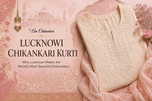 Lucknowi Chikankari Kurti - Why Lucknow Makes the World's Most Beautiful Embroidery