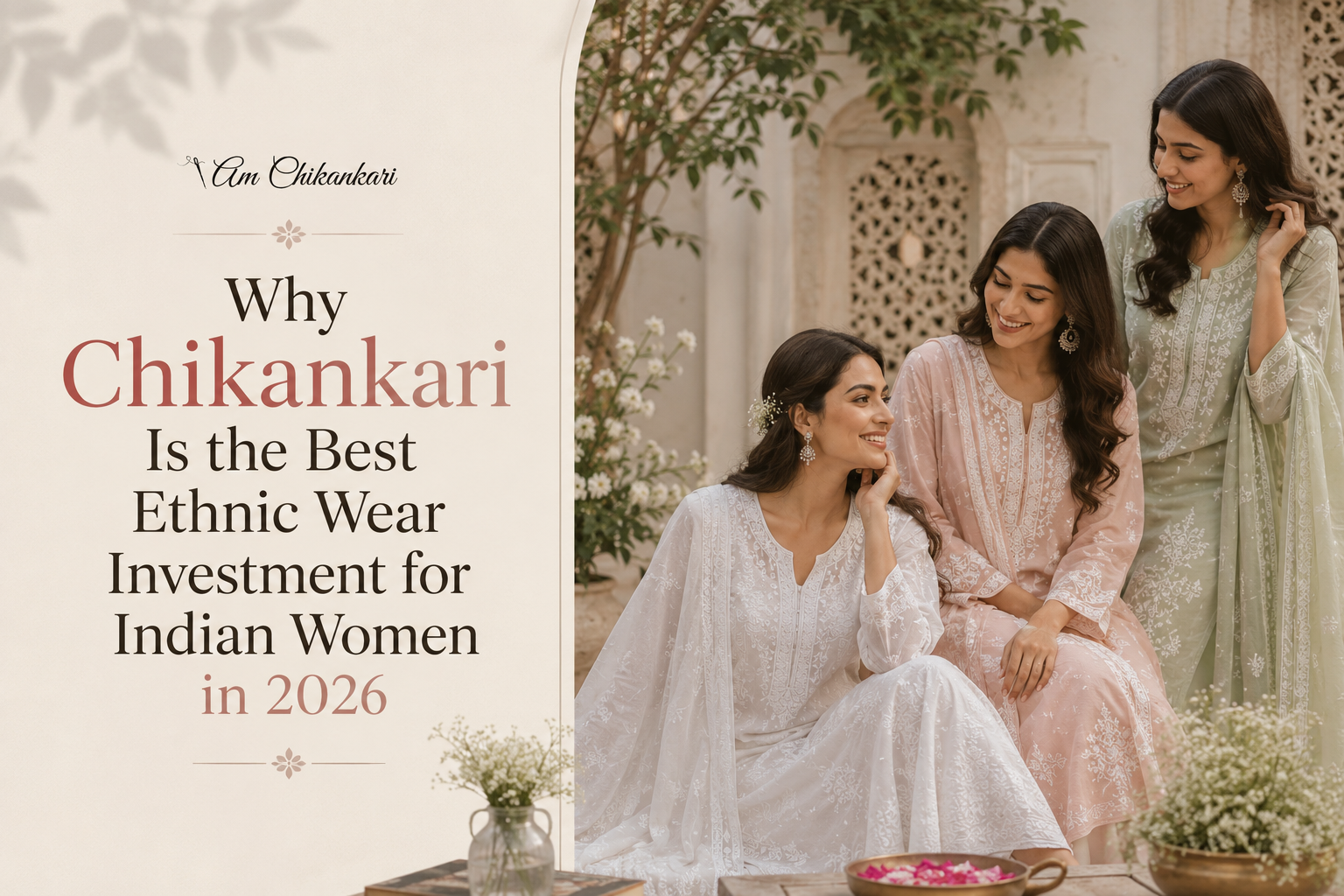 Why Chikankari Is the Best Ethnic Wear Investment for Indian Women in 2026