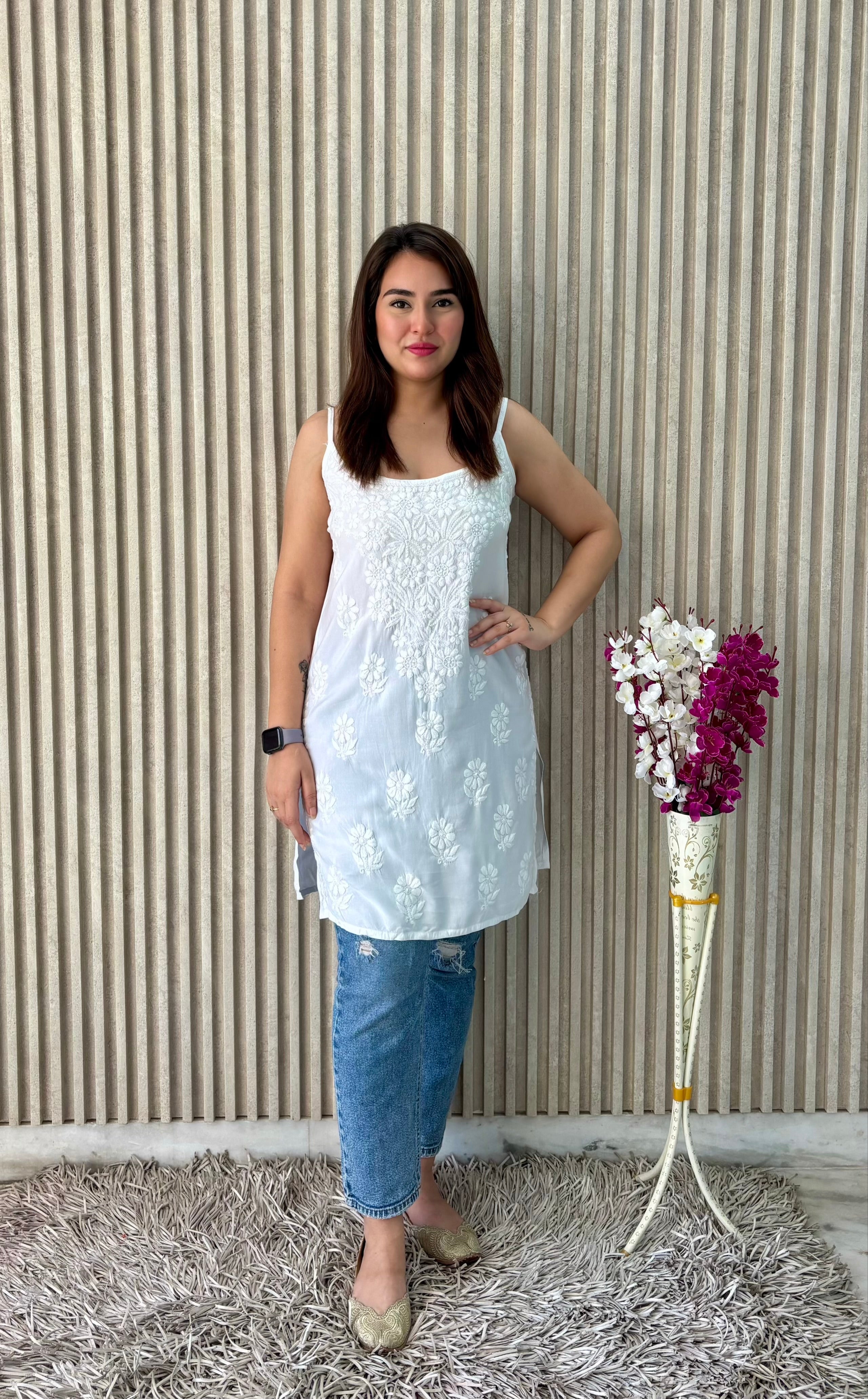 Premium Reyon Strap Top