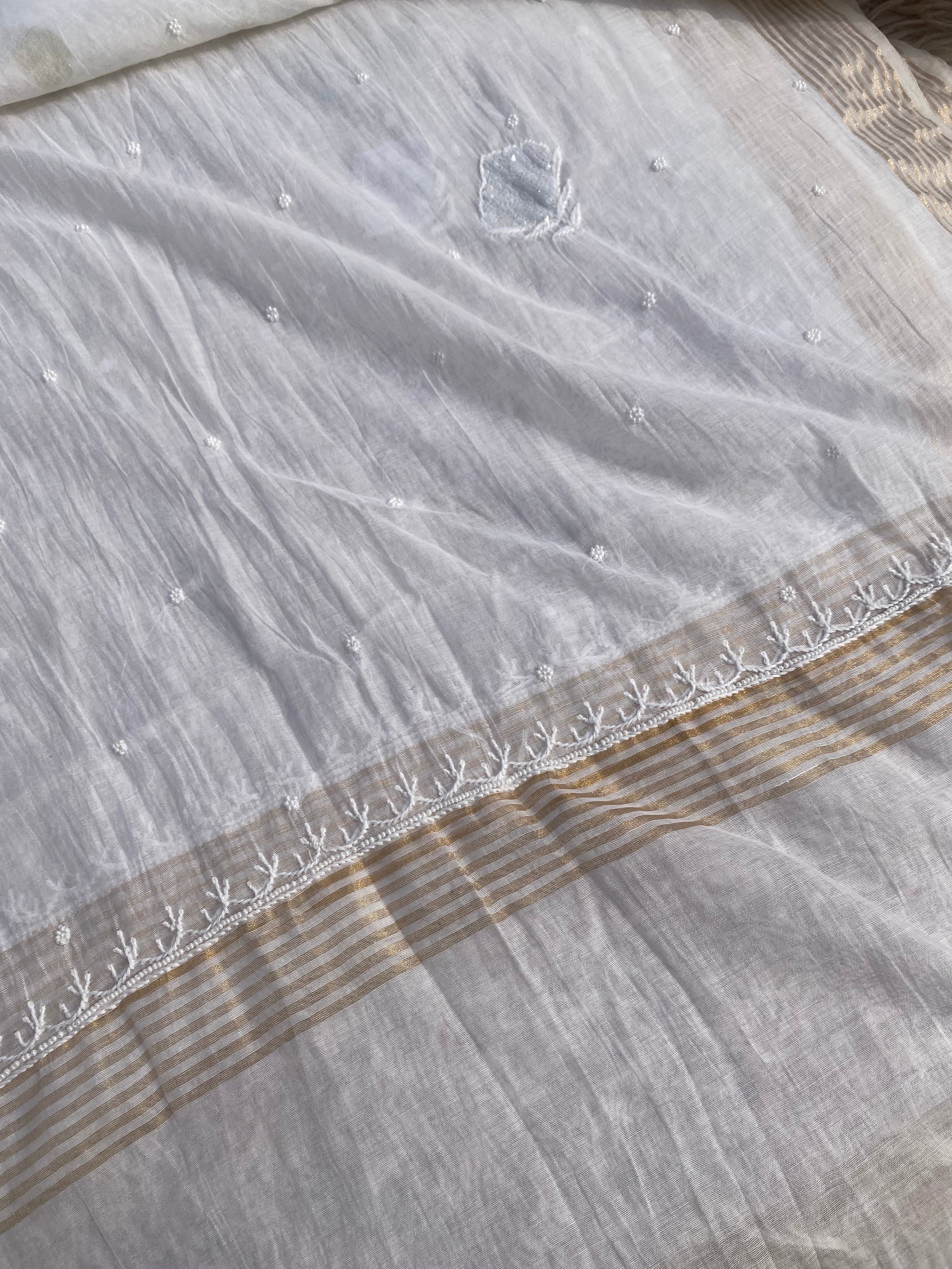 Premium Mul Chanderi Suit pc