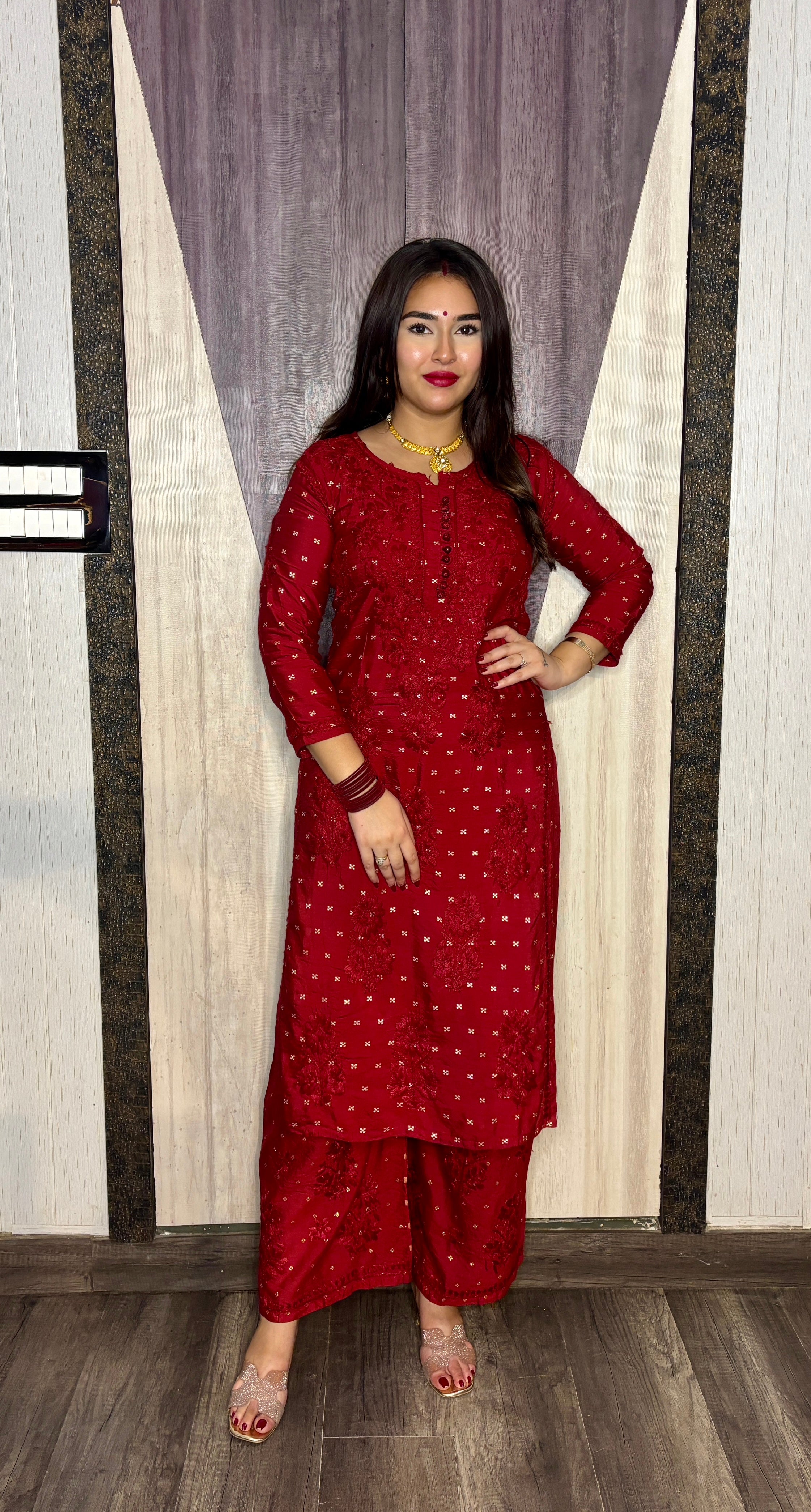 NISHA CHANDERI 3PC SETS