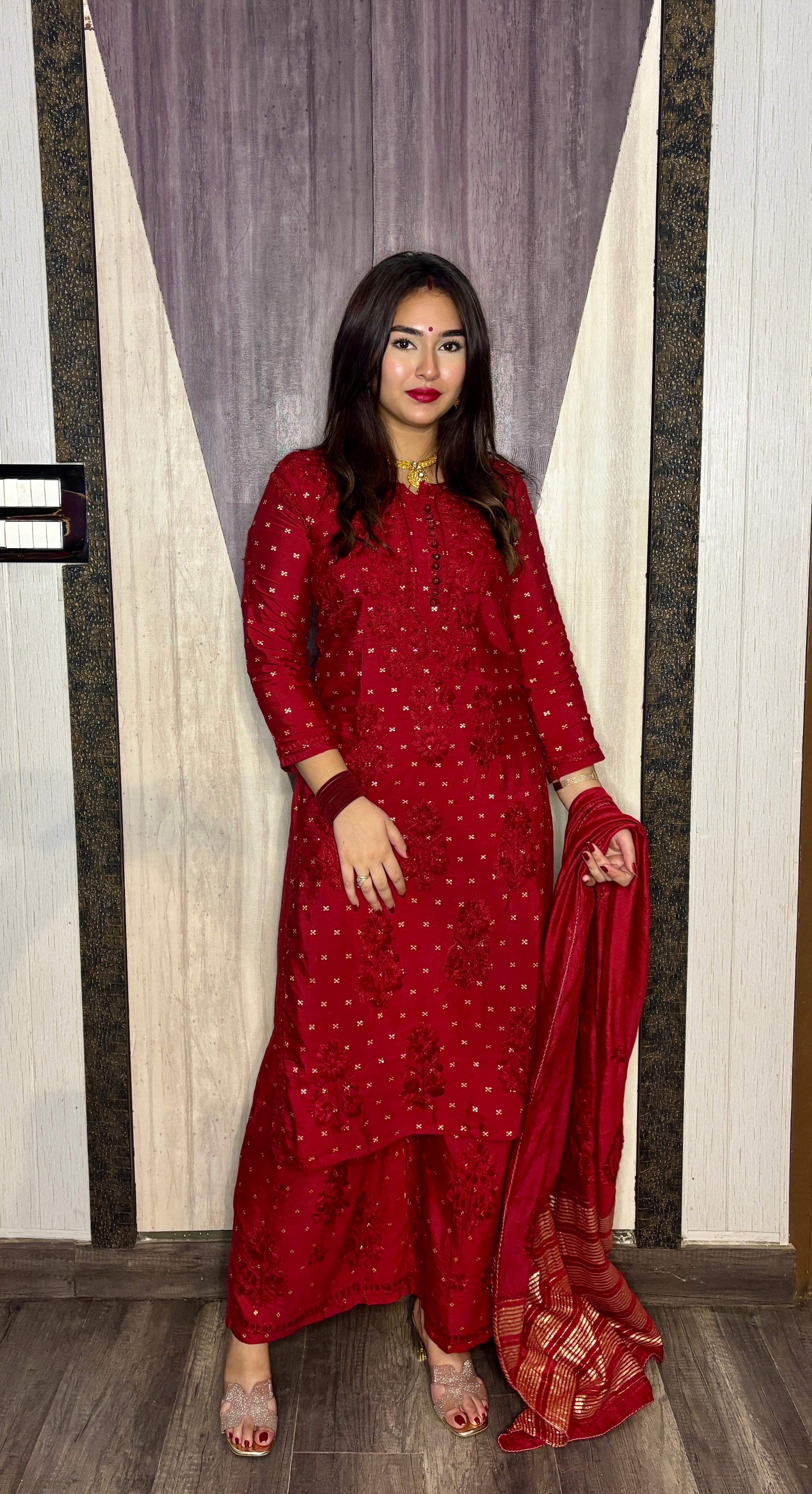 NISHA CHANDERI 3PC SETS