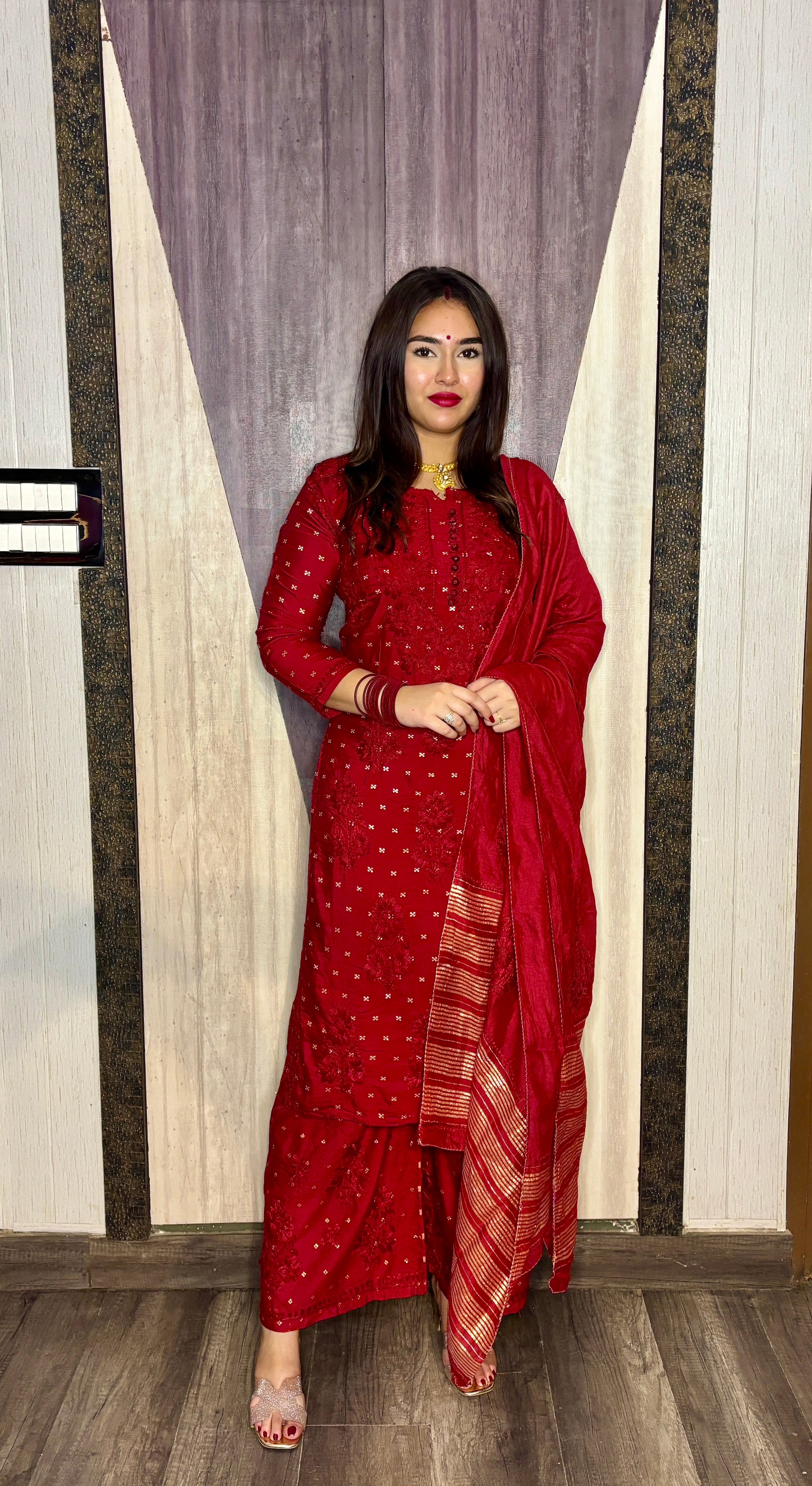 NISHA CHANDERI 3PC SETS