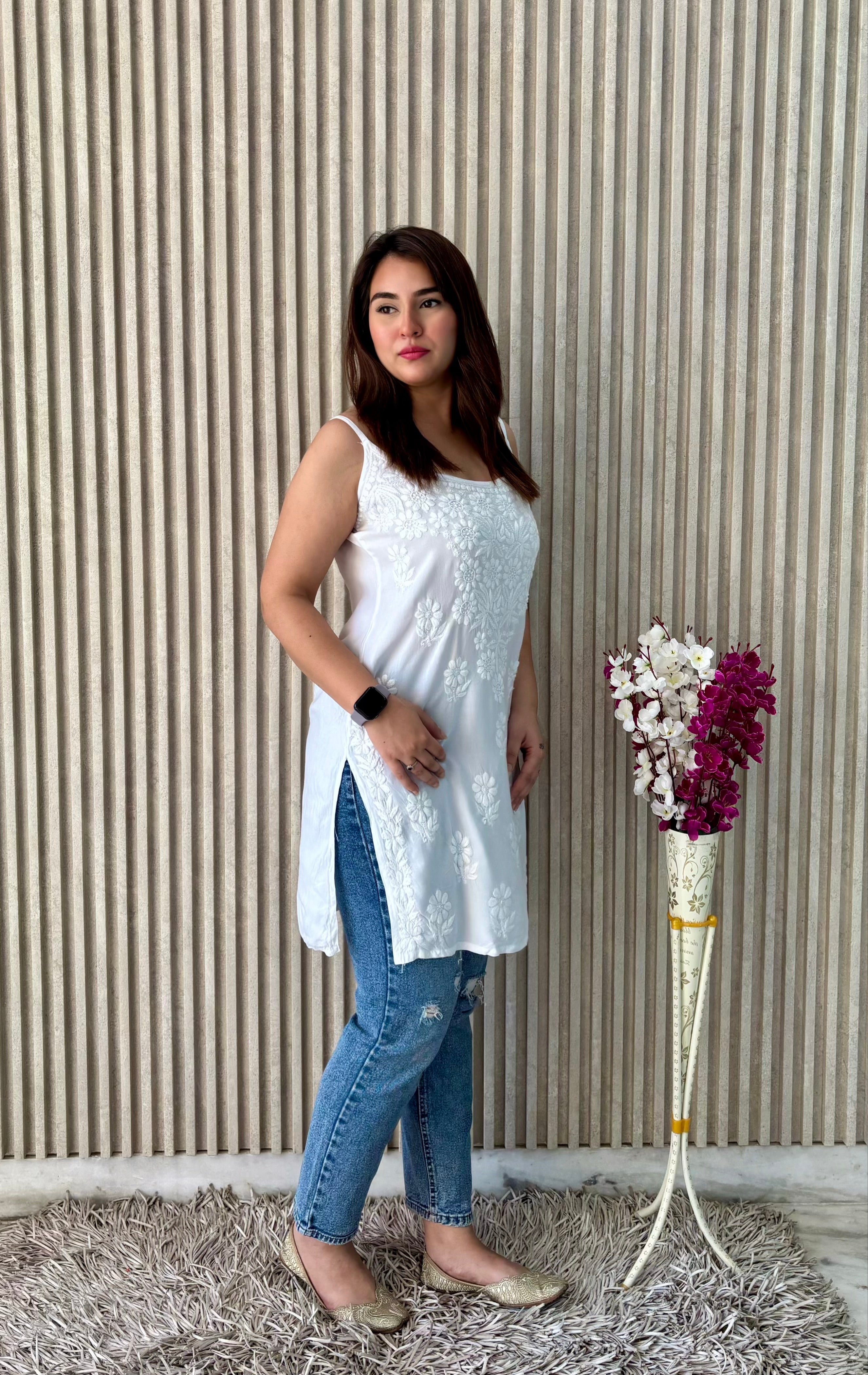 Premium Reyon Strap Top