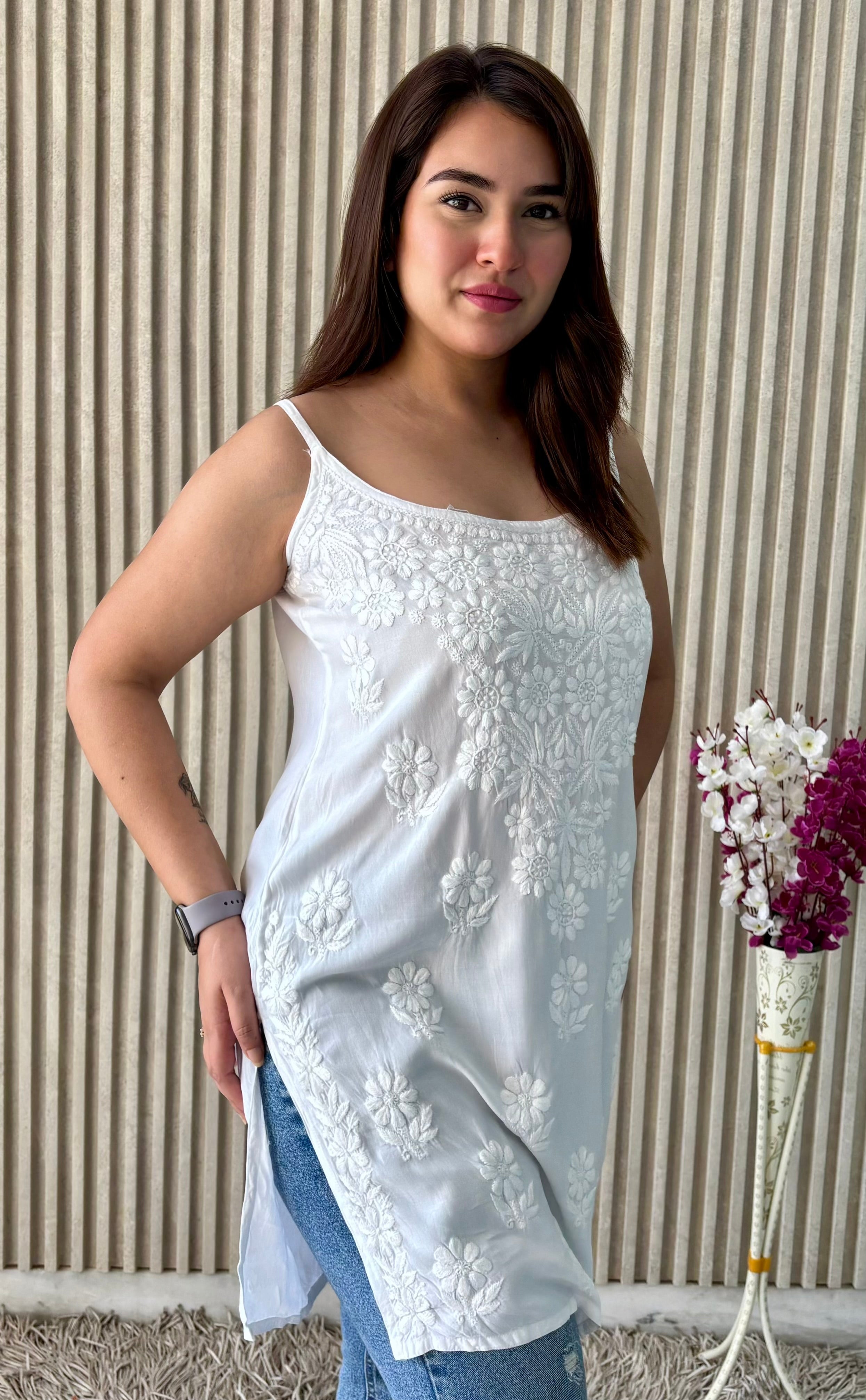 Premium Reyon Strap Top