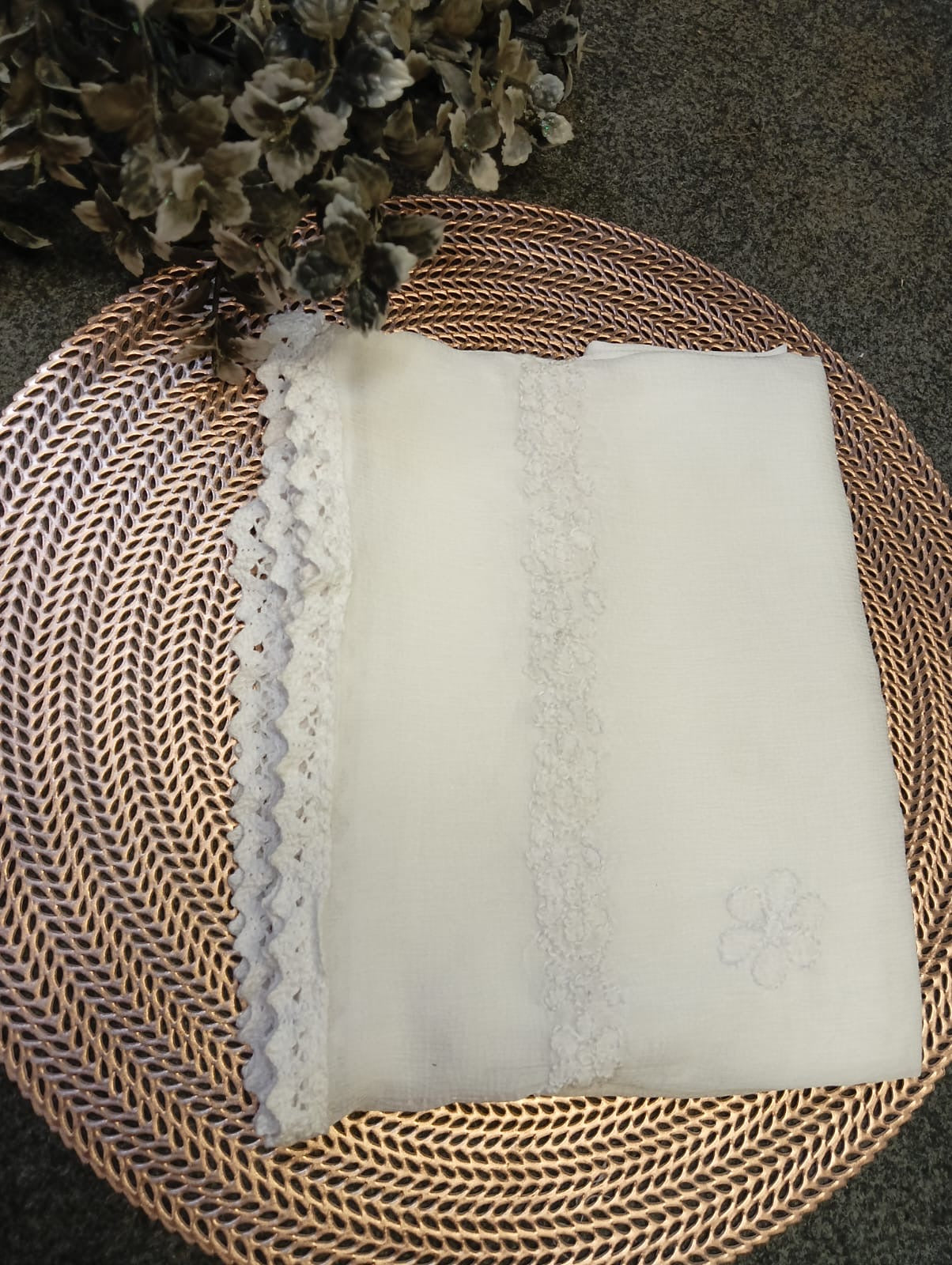 CHIKANKARI HANDWORK DUPATTA