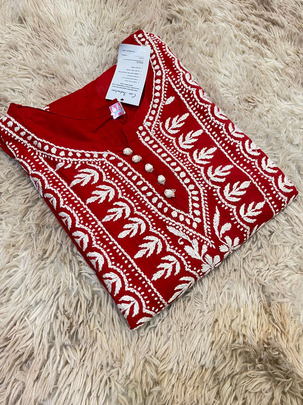 NAINA CROCHET COTTON KURTI