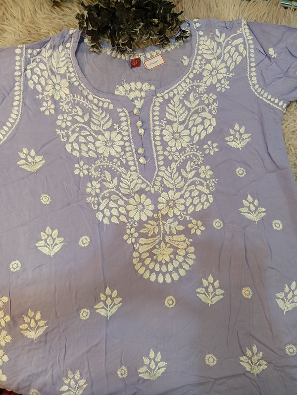 MISHA SHORT TOP LAVENDOR