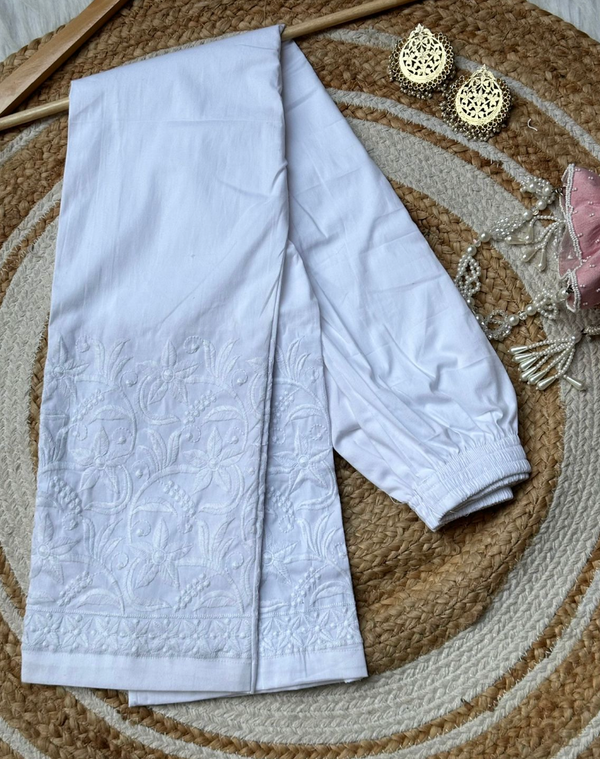 LUCKNOWI  COMPUTER CHIKANKARI PANT