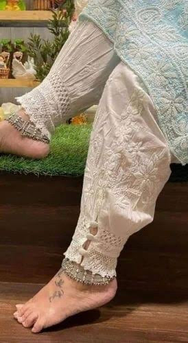 CHIKANKARI AFGANI PANT